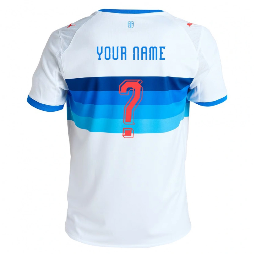 Danxen Damen Ihren Namen #0 Weiß Himmelblau Heimtrikot Trikot 2026/27 T-Shirt Österreich