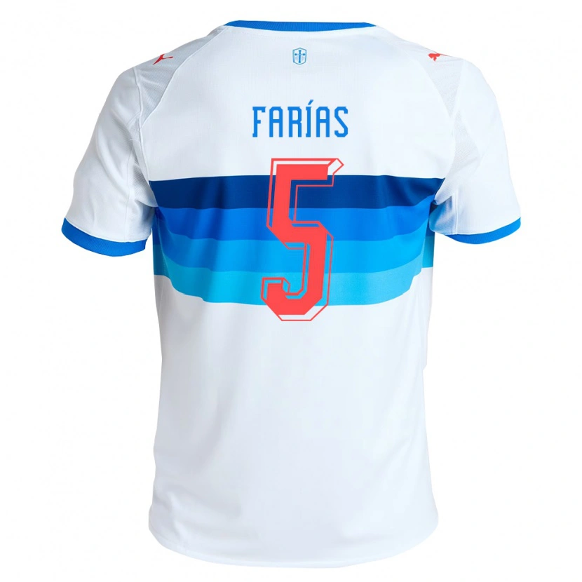 Danxen Damen Agustín Farías #5 Weiß Himmelblau Heimtrikot Trikot 2026/27 T-Shirt Österreich