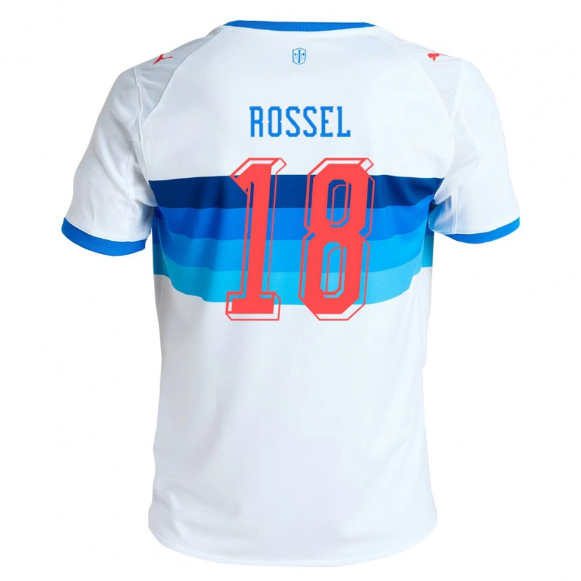 Danxen Damen Juan Francisco Rossel #18 Weiß Himmelblau Heimtrikot Trikot 2026/27 T-Shirt Österreich