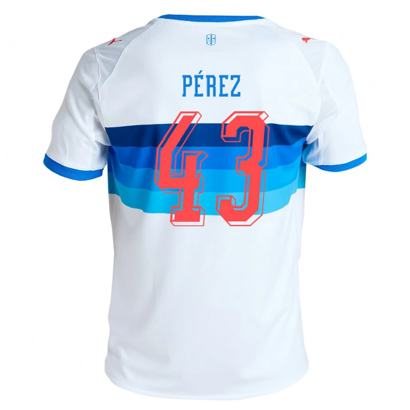Danxen Damen Amaro Pérez #43 Weiß Himmelblau Heimtrikot Trikot 2026/27 T-Shirt Österreich