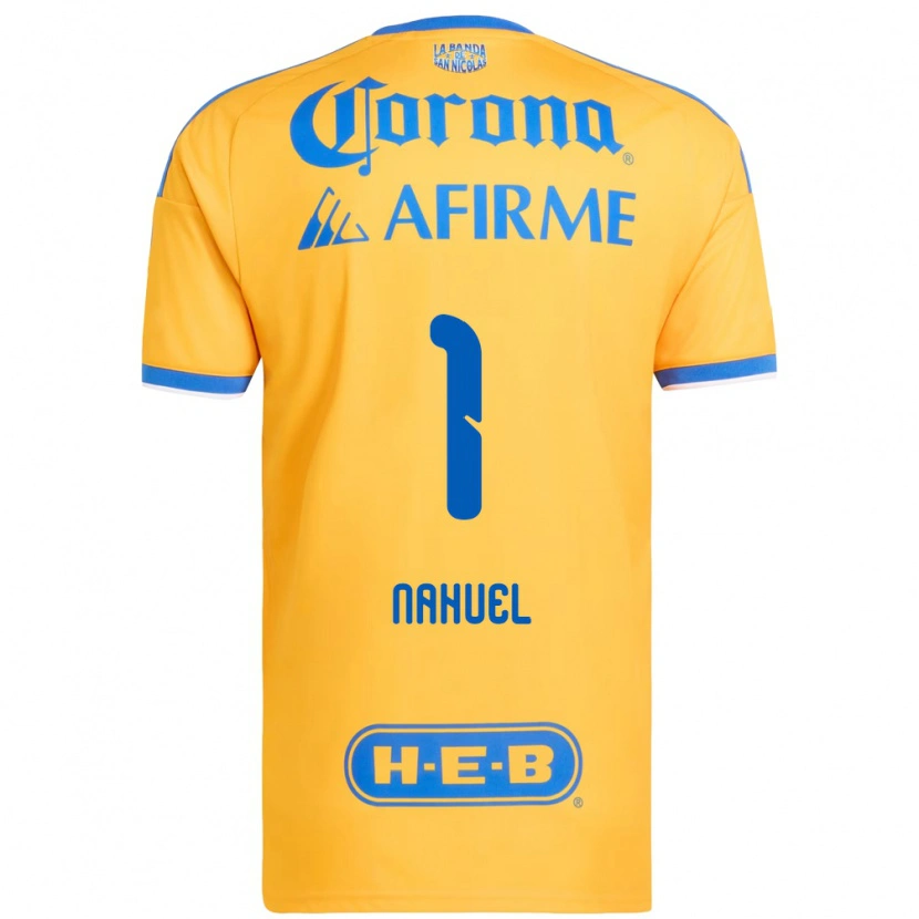 Danxen Damen Nahuel Guzmán #1 Gelb Blau Heimtrikot Trikot 2026/27 T-Shirt Österreich