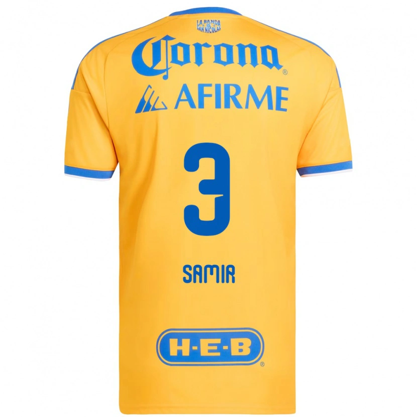 Danxen Damen Samir Caetano #3 Gelb Blau Heimtrikot Trikot 2026/27 T-Shirt Österreich