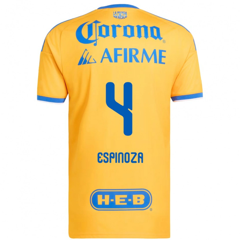 Danxen Damen Greta Espinoza #4 Gelb Blau Heimtrikot Trikot 2026/27 T-Shirt Österreich
