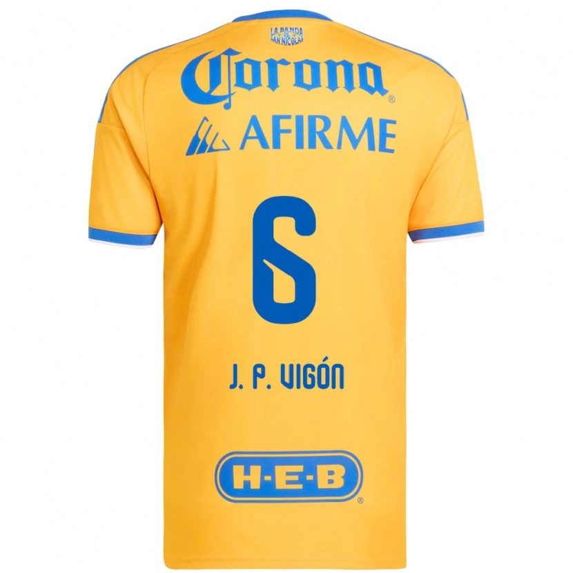 Danxen Damen Juan Pablo Vigón #6 Gelb Blau Heimtrikot Trikot 2026/27 T-Shirt Österreich