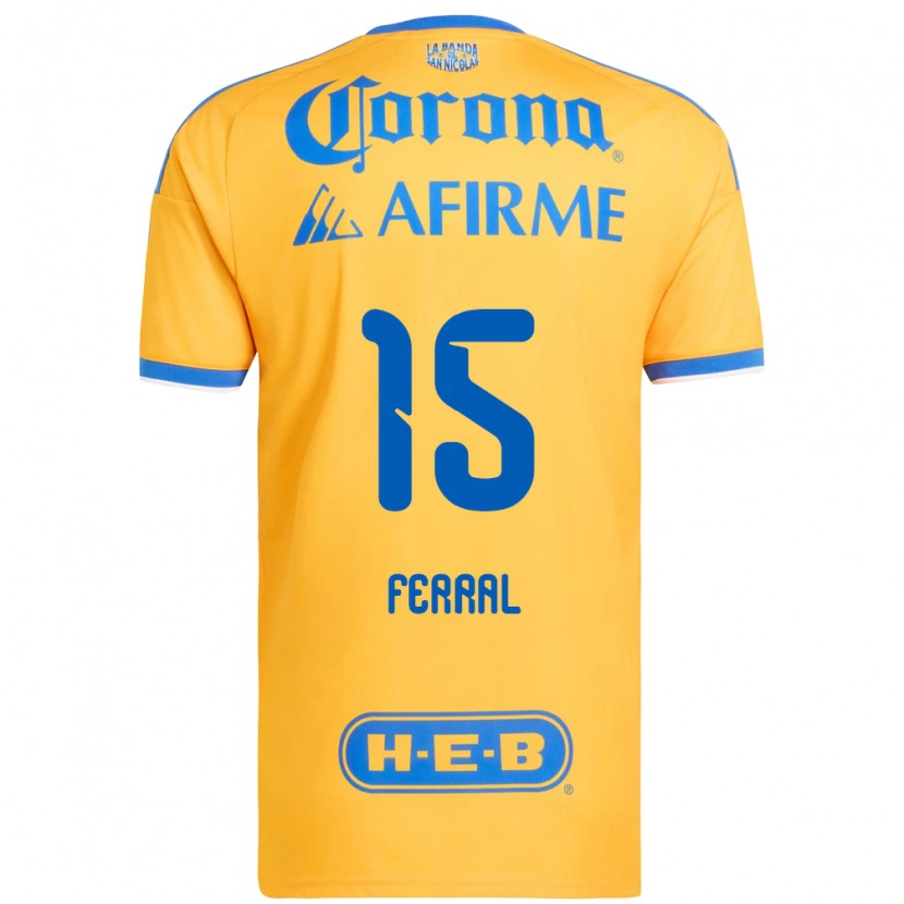 Danxen Damen Cristina Ferral #15 Gelb Blau Heimtrikot Trikot 2026/27 T-Shirt Österreich