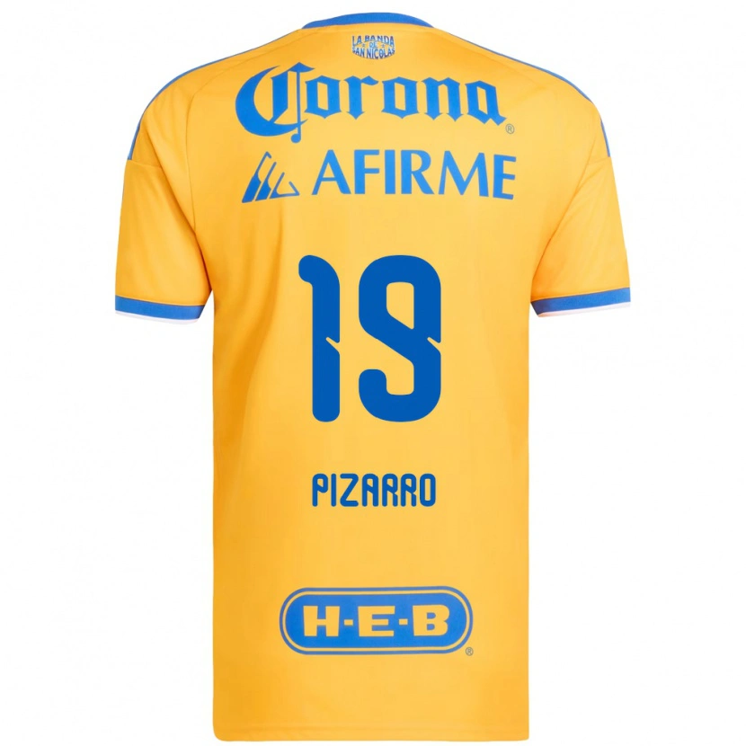 Danxen Damen Guido Pizarro #19 Gelb Blau Heimtrikot Trikot 2026/27 T-Shirt Österreich