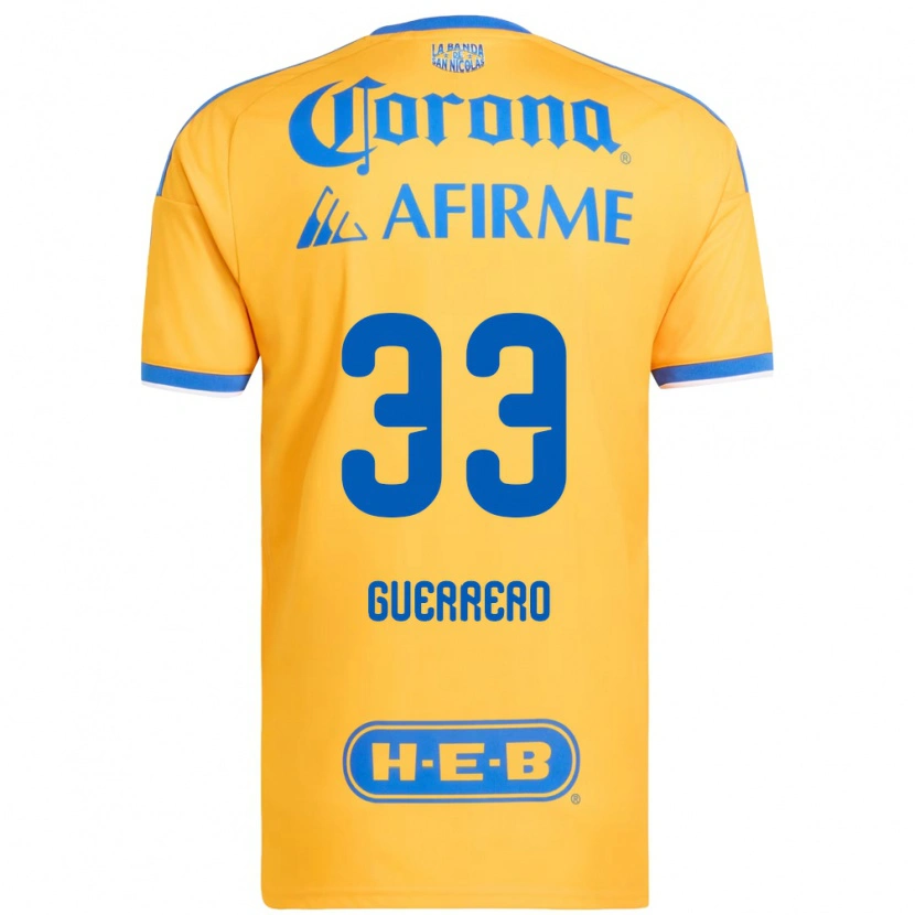 Danxen Damen Rafael Guerrero #33 Gelb Blau Heimtrikot Trikot 2026/27 T-Shirt Österreich
