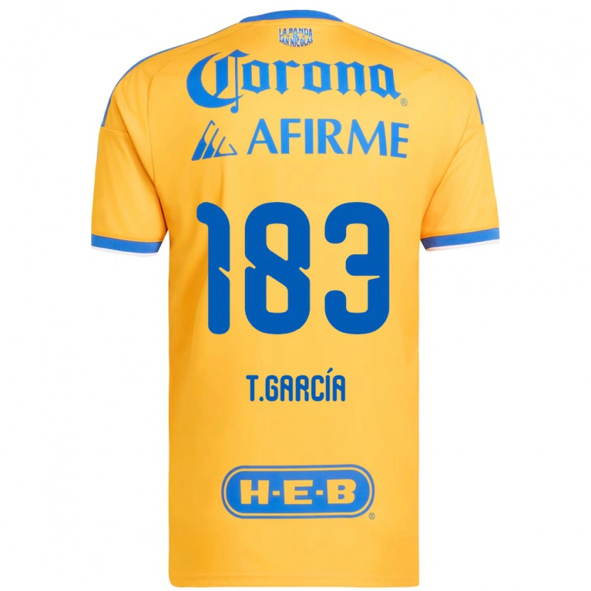 Danxen Damen Tomás García #183 Gelb Blau Heimtrikot Trikot 2026/27 T-Shirt Österreich