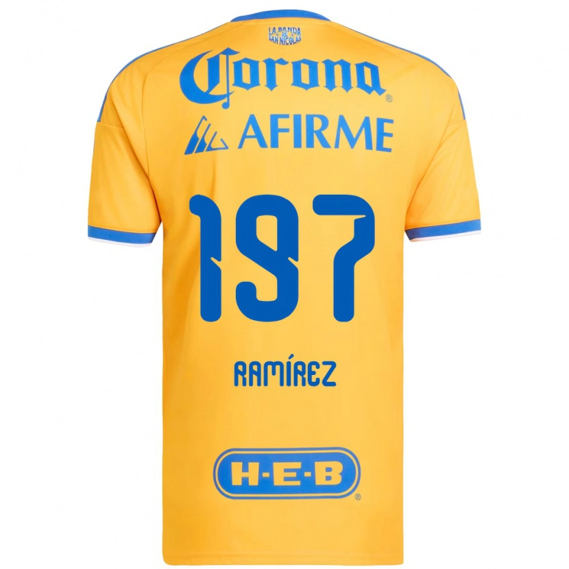 Danxen Damen Ángel Ramírez #197 Gelb Blau Heimtrikot Trikot 2026/27 T-Shirt Österreich