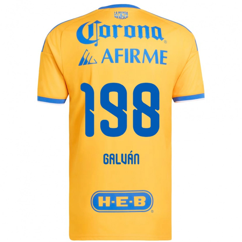 Danxen Damen Isac Galván #198 Gelb Blau Heimtrikot Trikot 2026/27 T-Shirt Österreich