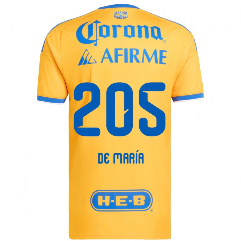 Danxen Damen Antonio De María Y Campos #205 Gelb Blau Heimtrikot Trikot 2026/27 T-Shirt Österreich