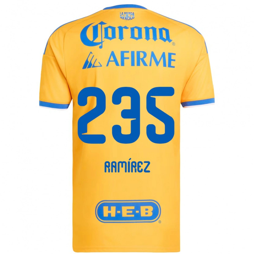 Danxen Damen Gabriel Ramírez #235 Gelb Blau Heimtrikot Trikot 2026/27 T-Shirt Österreich
