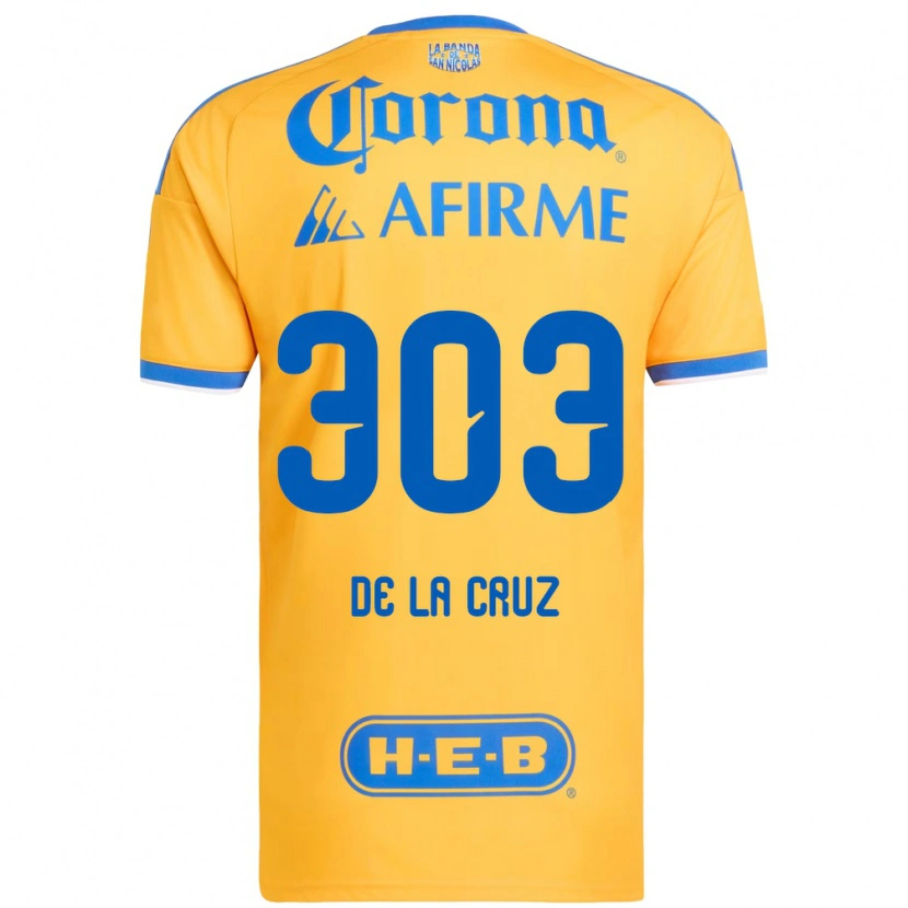 Danxen Damen Erick De La Cruz #303 Gelb Blau Heimtrikot Trikot 2026/27 T-Shirt Österreich