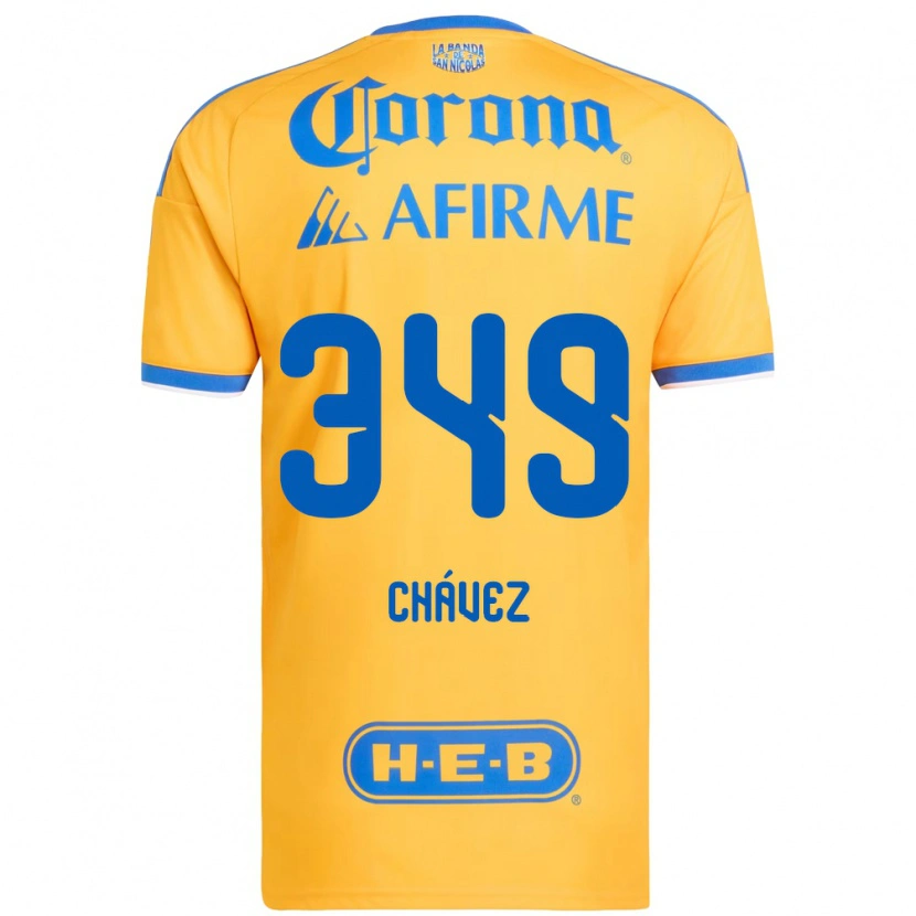 Danxen Damen Jorge Chávez #349 Gelb Blau Heimtrikot Trikot 2026/27 T-Shirt Österreich
