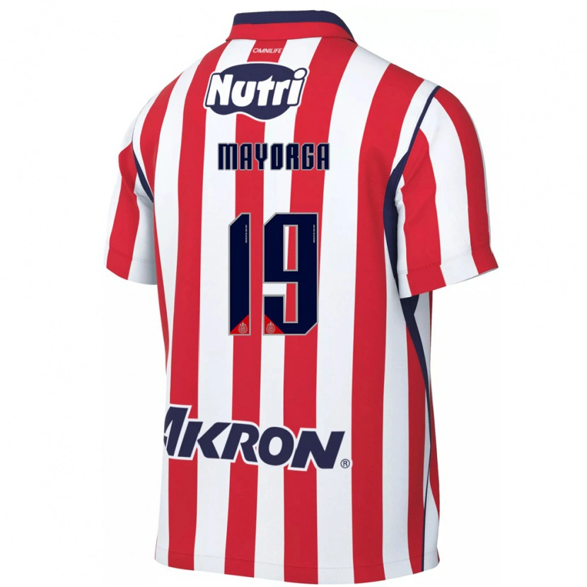 Danxen Damen Alejandro Mayorga #19 Rot Weiß Heimtrikot Trikot 2026/27 T-Shirt Österreich