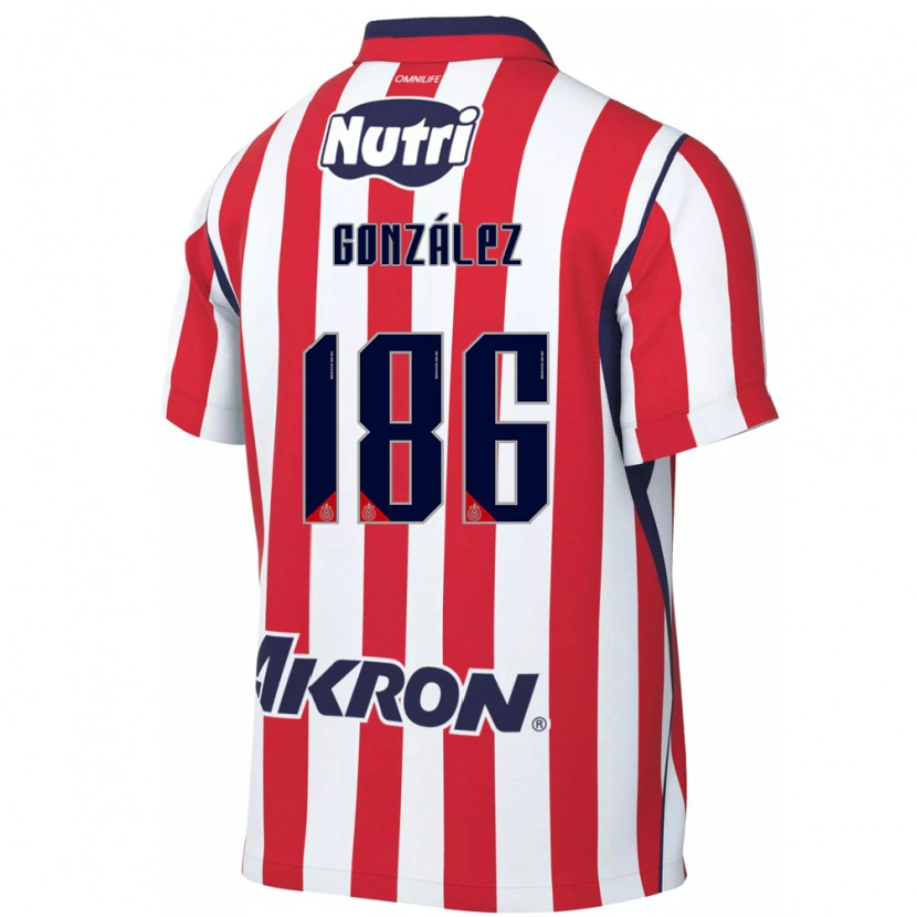 Danxen Damen Diego González #186 Rot Weiß Heimtrikot Trikot 2026/27 T-Shirt Österreich