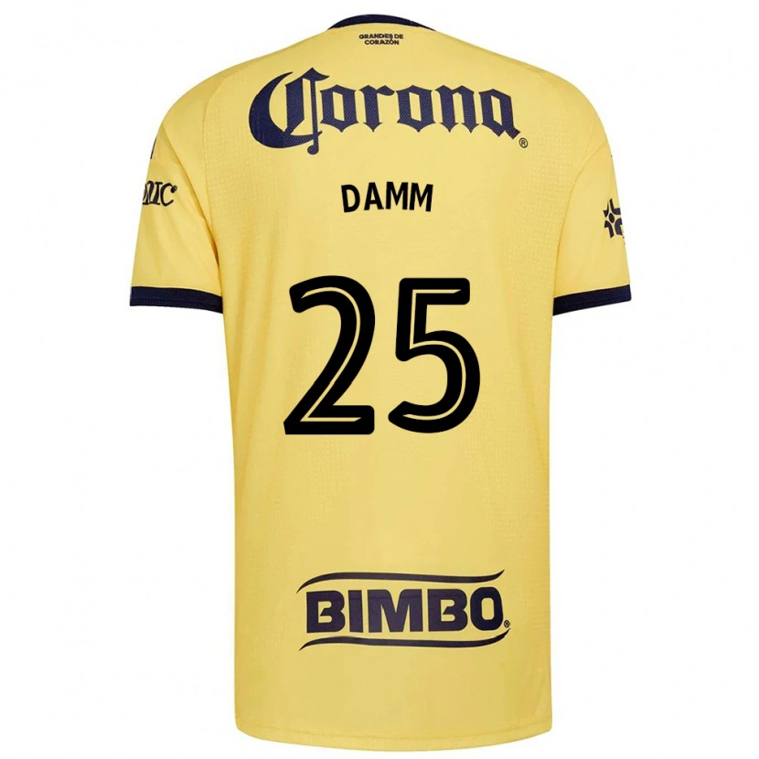 Danxen Damen Jurgen Damm #25 Gelb Rot Schwarz Heimtrikot Trikot 2026/27 T-Shirt Österreich