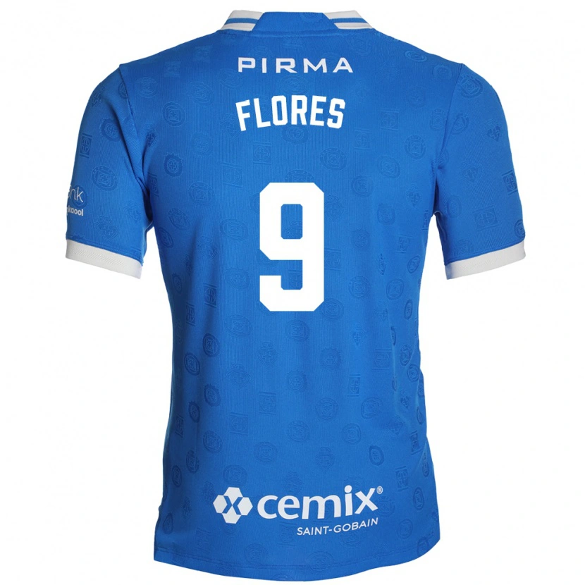 Danxen Damen Daniela Flores #9 Blau Weiß Rot Heimtrikot Trikot 2026/27 T-Shirt Österreich