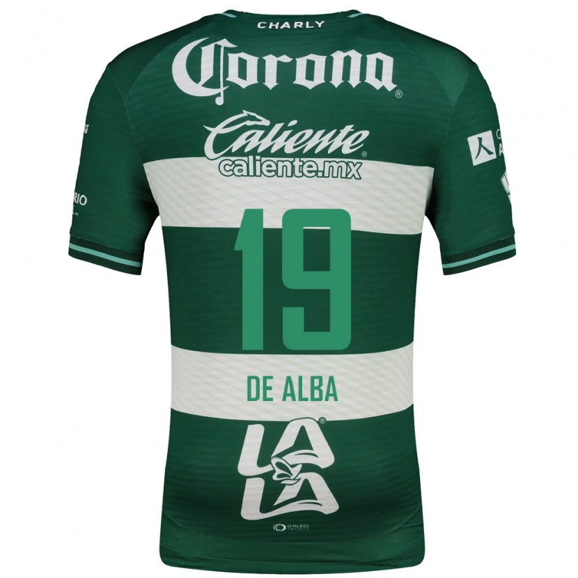 Danxen Damen Luisa De Alba #19 Grün Weiß Heimtrikot Trikot 2026/27 T-Shirt Österreich