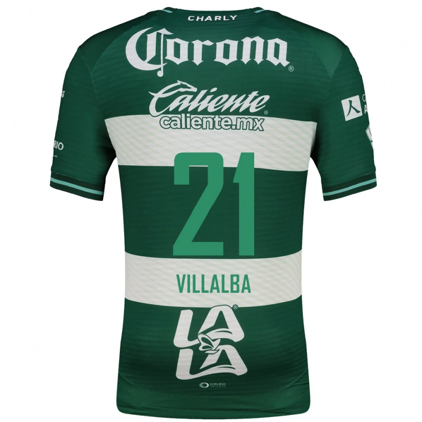 Danxen Damen Fran Villalba #21 Grün Weiß Heimtrikot Trikot 2026/27 T-Shirt Österreich