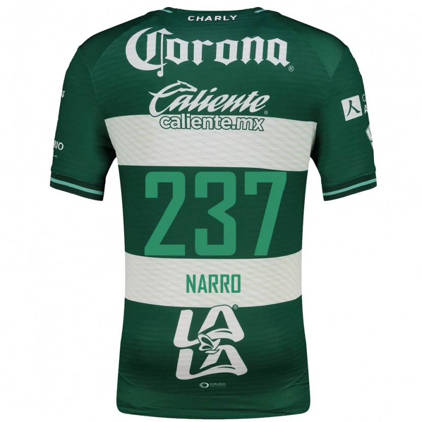 Danxen Damen Ernesto Narro #237 Grün Weiß Heimtrikot Trikot 2026/27 T-Shirt Österreich