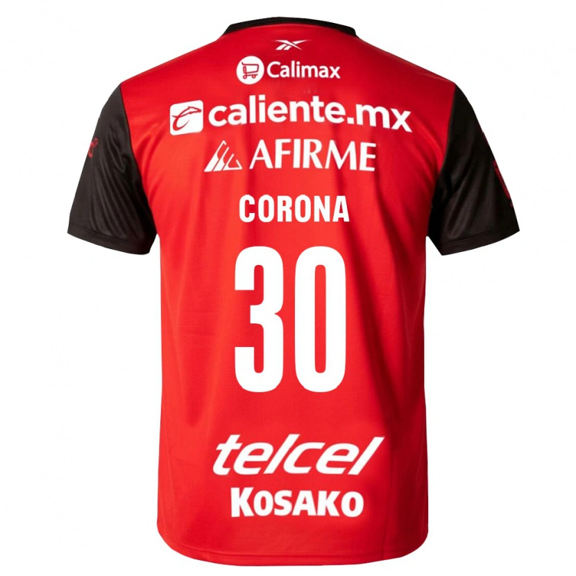 Danxen Damen Jesús Corona #30 Schwarz Rot Heimtrikot Trikot 2026/27 T-Shirt Österreich