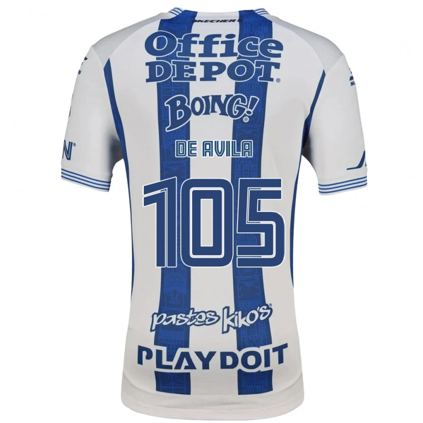 Danxen Damen José De Ávila #105 Weiß Marineblau Heimtrikot Trikot 2026/27 T-Shirt Österreich
