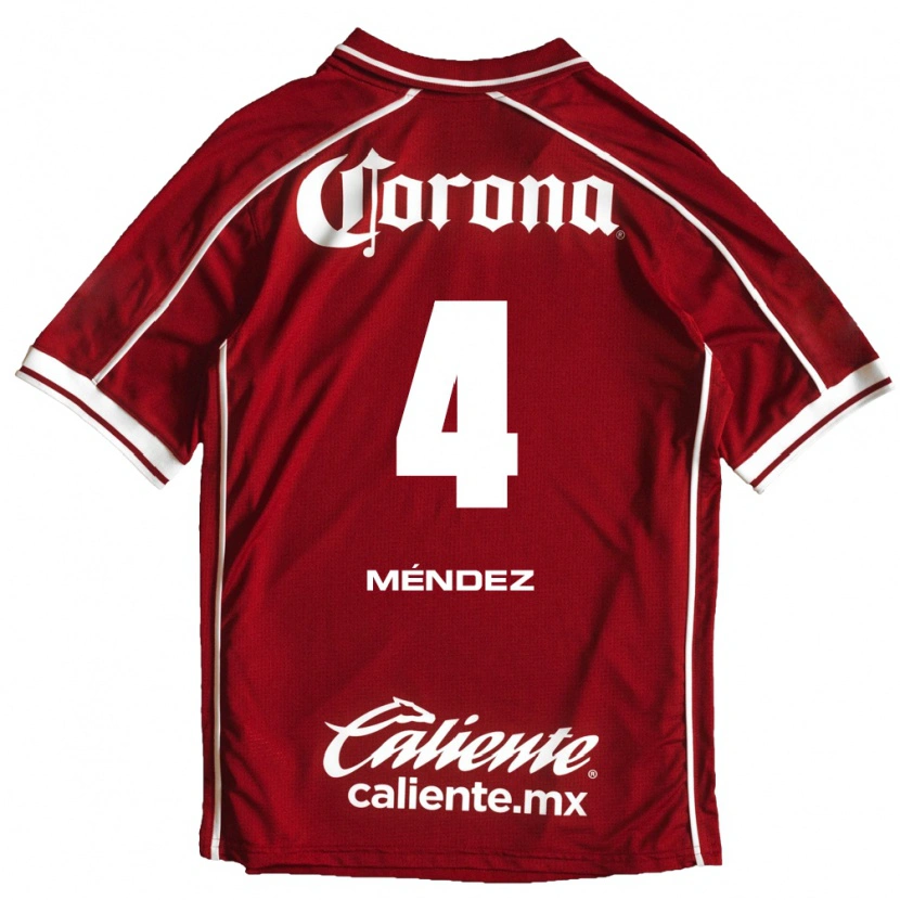Danxen Damen Bruno Méndez #4 Weiß Rot Heimtrikot Trikot 2026/27 T-Shirt Österreich