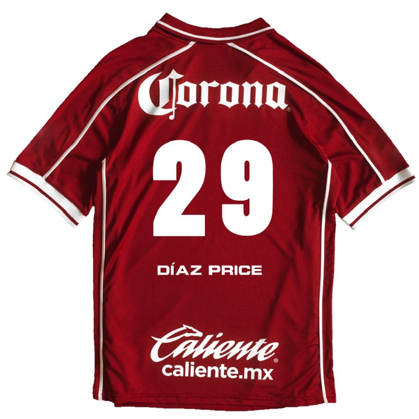 Danxen Damen Jorge Díaz Price #29 Weiß Rot Heimtrikot Trikot 2026/27 T-Shirt Österreich