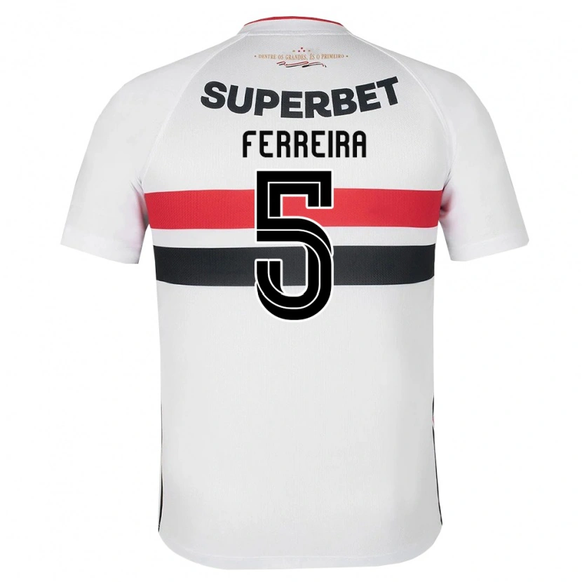 Danxen Damen Matheus Ferreira #5 Weiß Rot Schwarz Heimtrikot Trikot 2026/27 T-Shirt Österreich