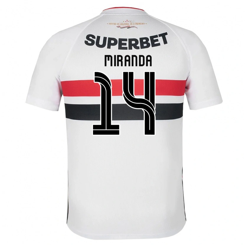 Danxen Damen Lucas Miranda #14 Weiß Rot Schwarz Heimtrikot Trikot 2026/27 T-Shirt Österreich