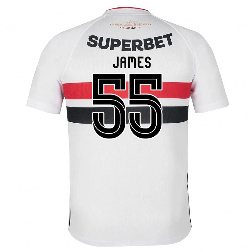 Danxen Damen James Rodriguez #55 Weiß Rot Schwarz Heimtrikot Trikot 2026/27 T-Shirt Österreich