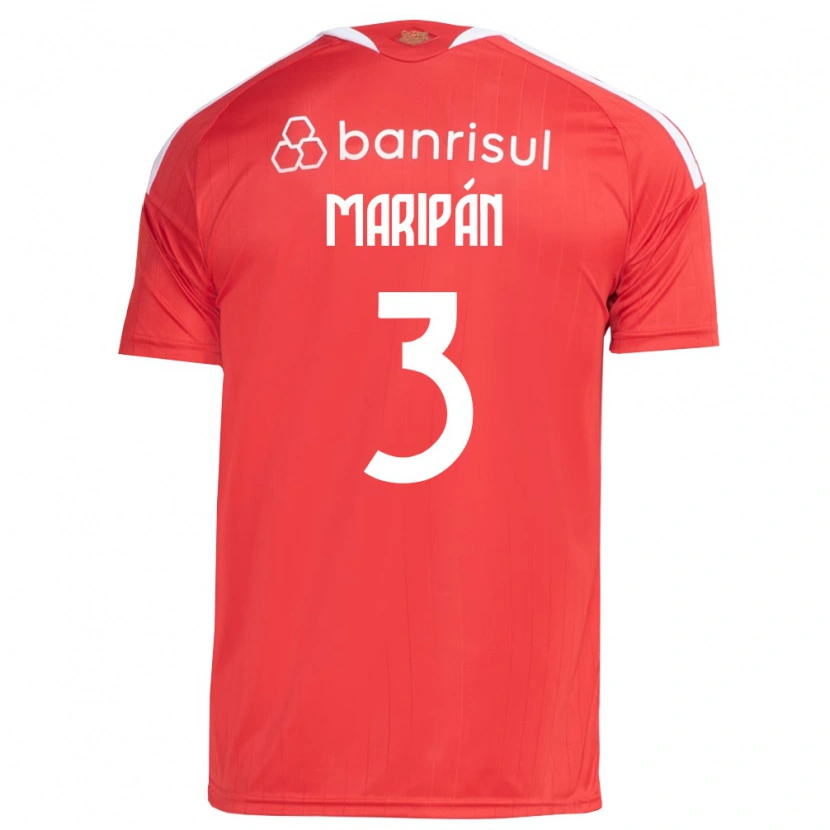 Danxen Damen Guillermo Maripán #3 Rot Weiß Heimtrikot Trikot 2026/27 T-Shirt Österreich