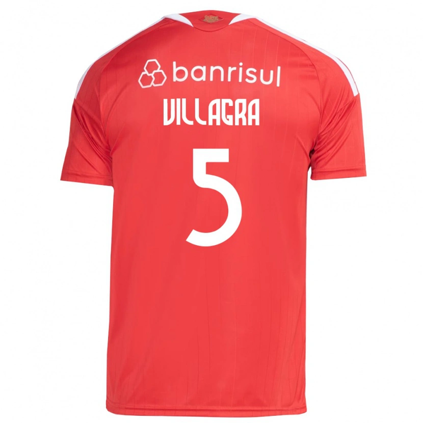 Danxen Damen Rodrigo Villagra #5 Rot Weiß Heimtrikot Trikot 2026/27 T-Shirt Österreich