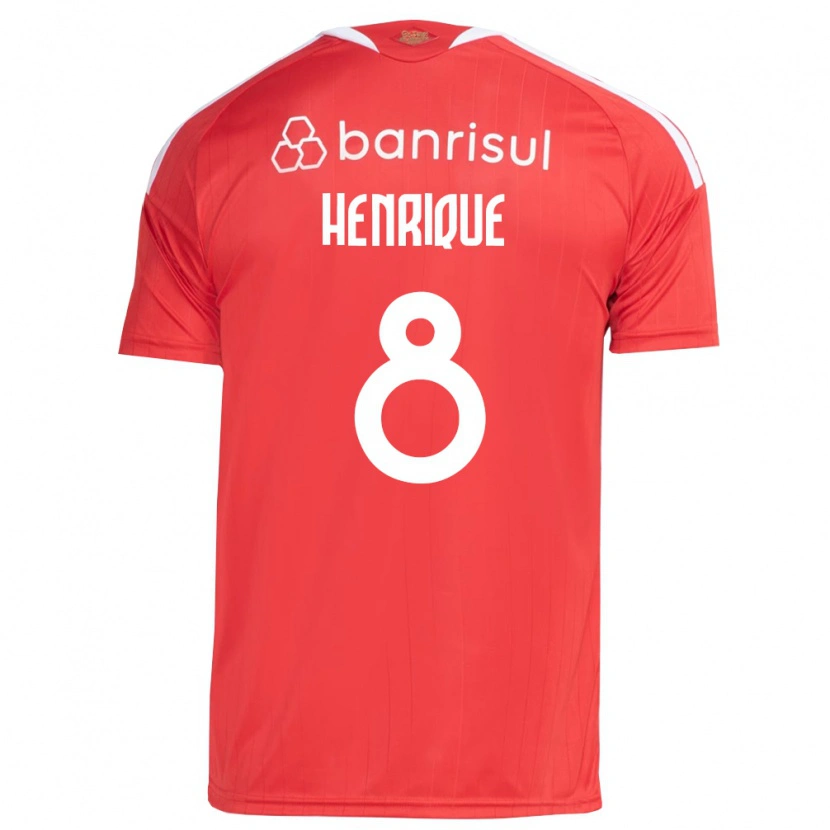 Danxen Damen Bruno Henrique #8 Rot Weiß Heimtrikot Trikot 2026/27 T-Shirt Österreich