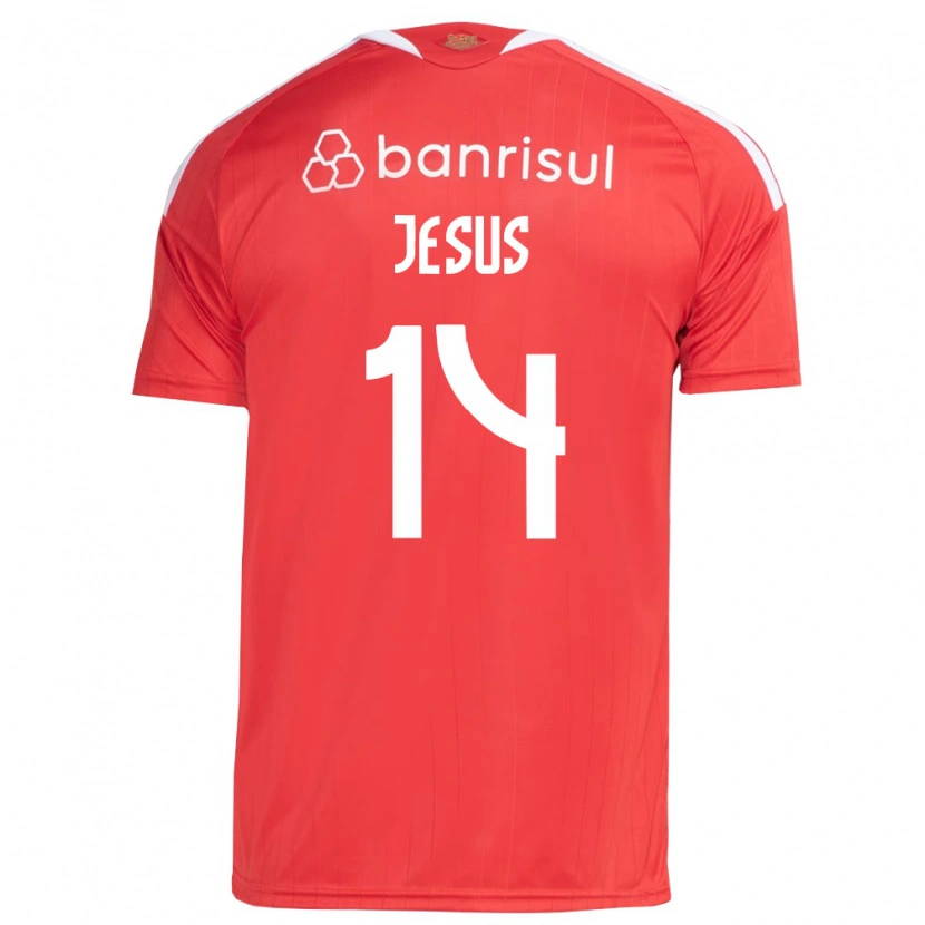 Danxen Damen Victor Jesus #14 Rot Weiß Heimtrikot Trikot 2026/27 T-Shirt Österreich