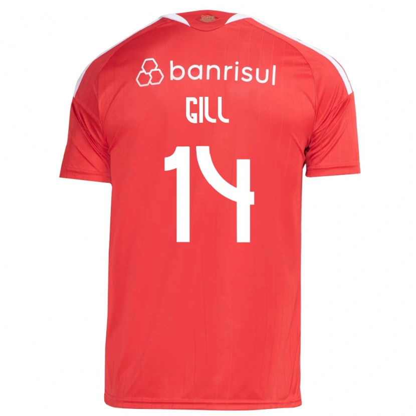 Danxen Damen Antonio Gill #14 Rot Weiß Heimtrikot Trikot 2026/27 T-Shirt Österreich
