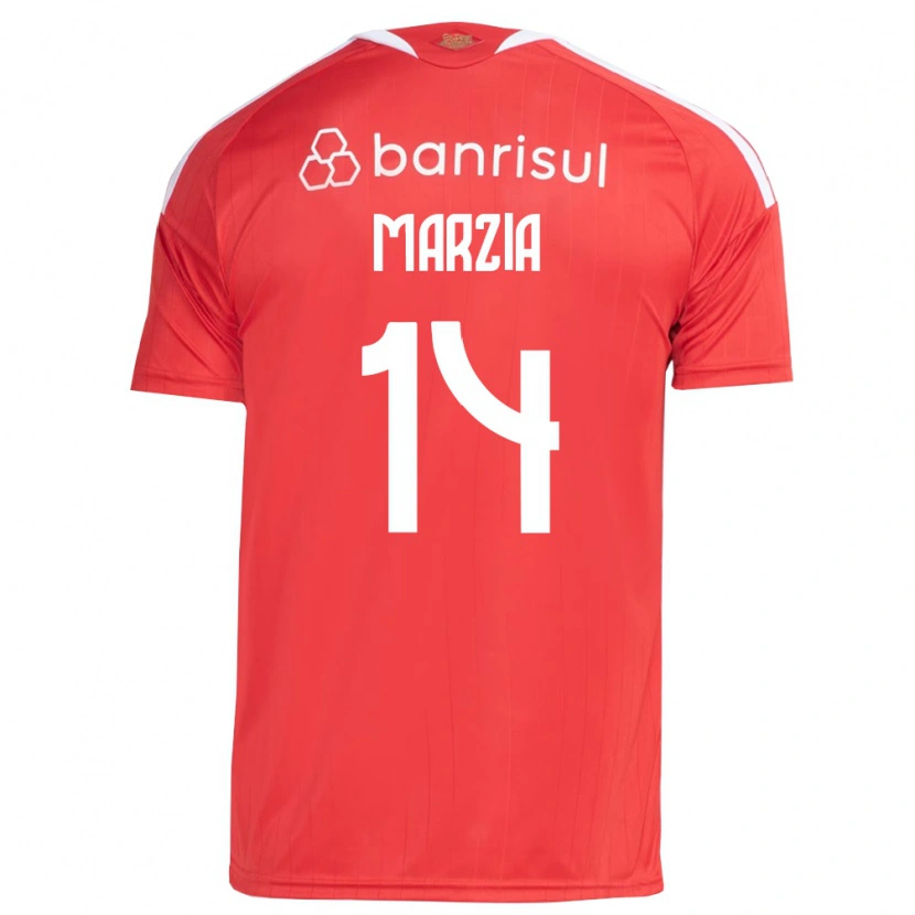 Danxen Damen Marzia #14 Rot Weiß Heimtrikot Trikot 2026/27 T-Shirt Österreich