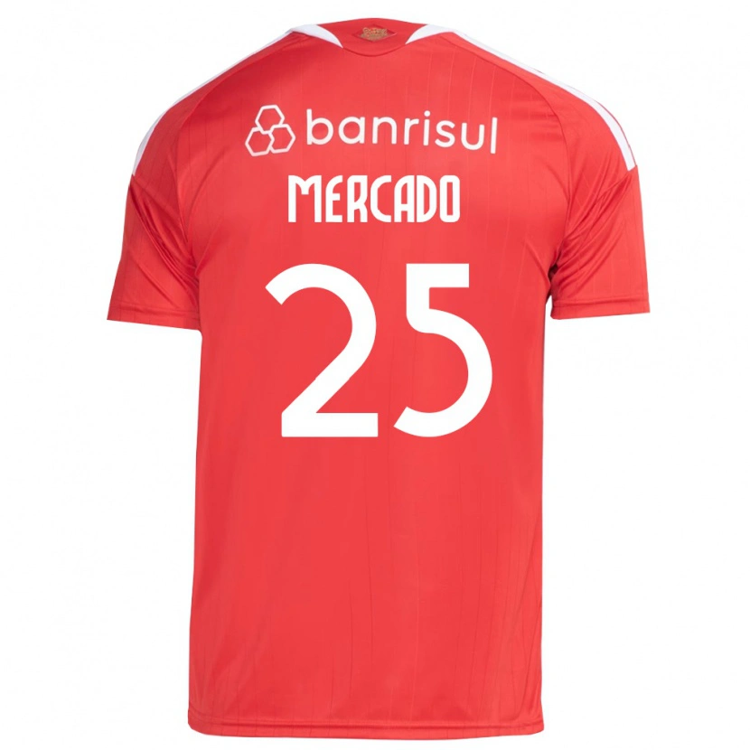 Danxen Damen Gabriel Mercado #25 Rot Weiß Heimtrikot Trikot 2026/27 T-Shirt Österreich