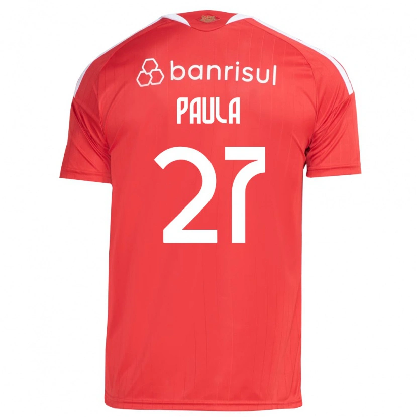 Danxen Damen Paulinho Paula #27 Rot Weiß Heimtrikot Trikot 2026/27 T-Shirt Österreich