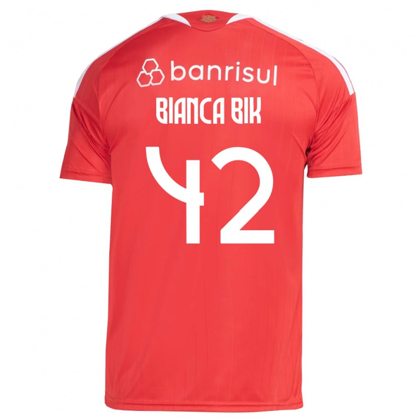 Danxen Damen Bianca Bik #42 Rot Weiß Heimtrikot Trikot 2026/27 T-Shirt Österreich
