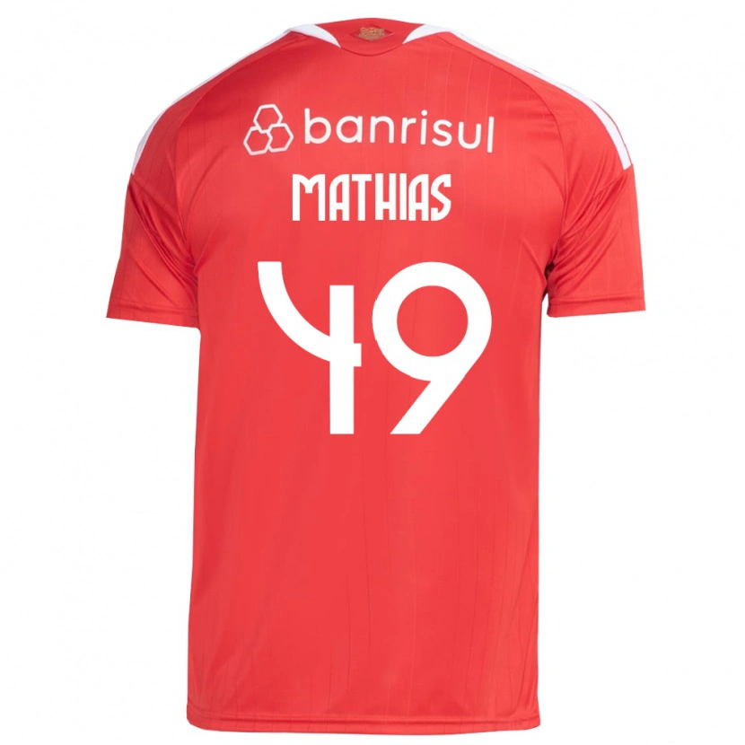 Danxen Damen Ricardo Mathias #49 Rot Weiß Heimtrikot Trikot 2026/27 T-Shirt Österreich