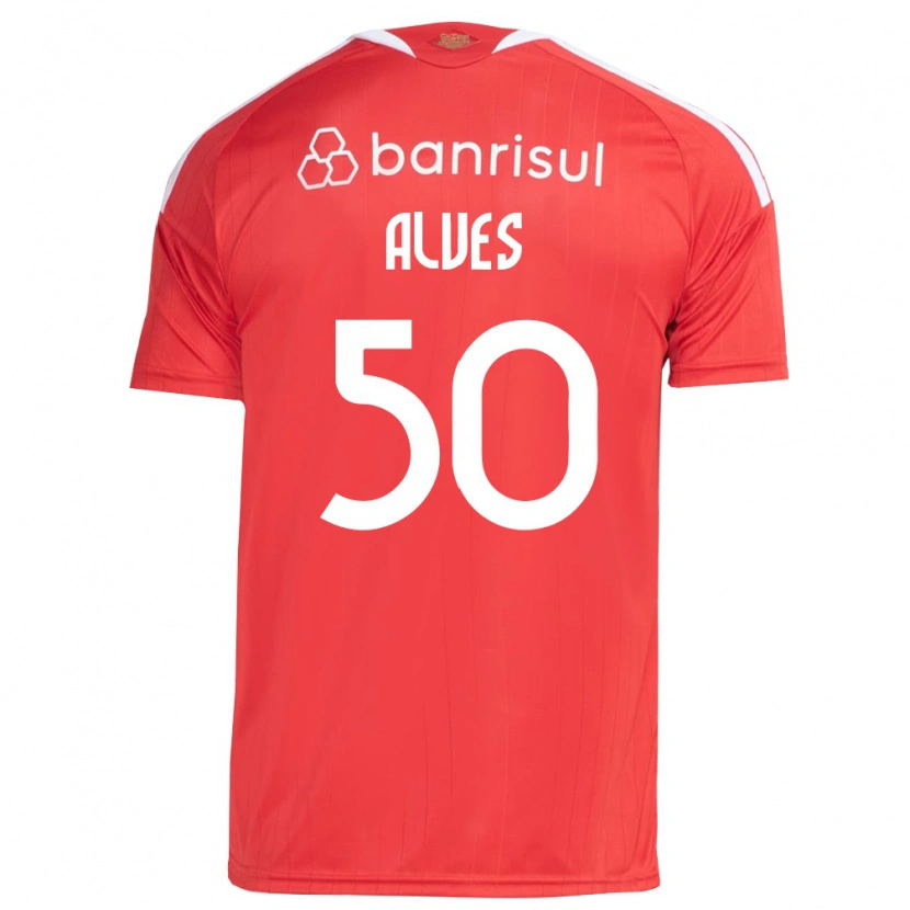 Danxen Damen Kauan Alves #50 Rot Weiß Heimtrikot Trikot 2026/27 T-Shirt Österreich