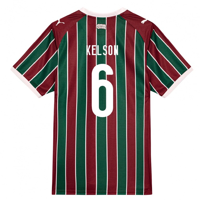 Danxen Damen Francisco Kelson Silva De Sousa #6 Grün Burgund Weiß Heimtrikot Trikot 2026/27 T-Shirt Österreich
