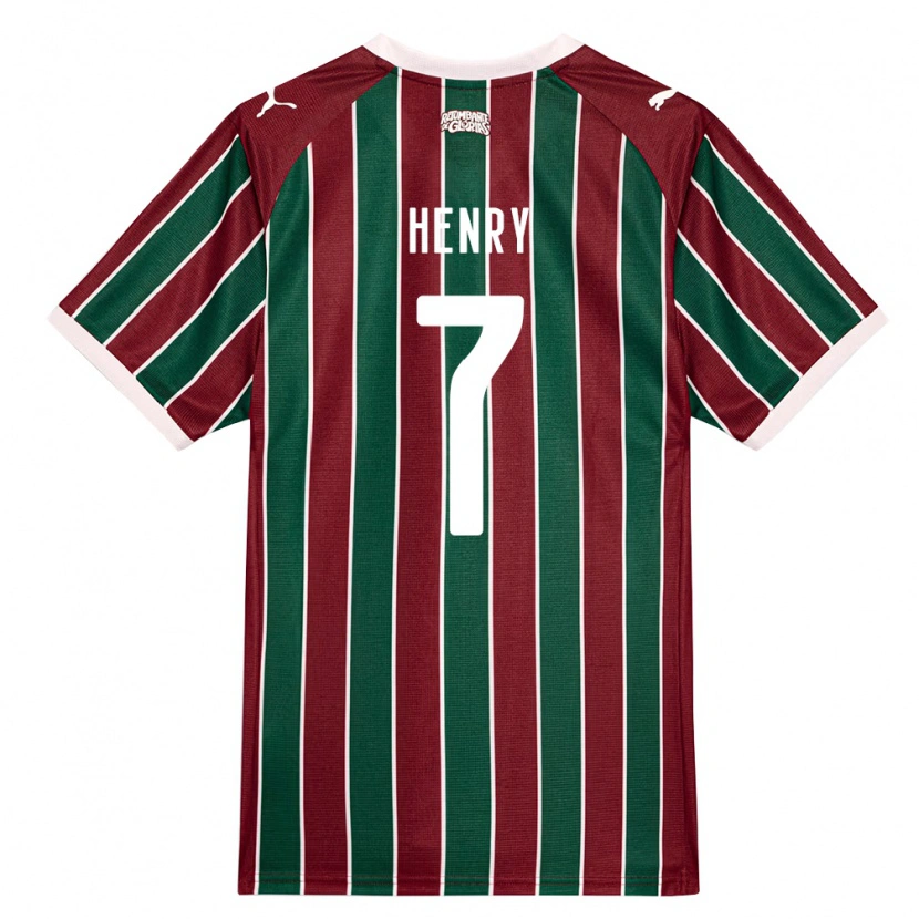 Danxen Damen Paul Henry #7 Grün Burgund Weiß Heimtrikot Trikot 2026/27 T-Shirt Österreich