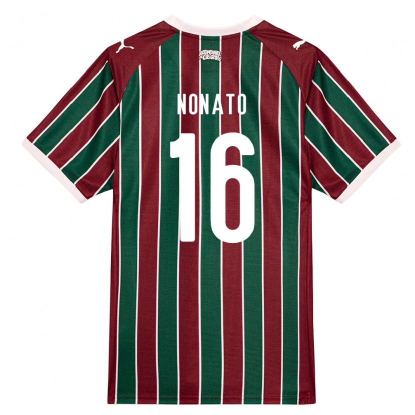 Danxen Damen Gustavo Nonato Santana #16 Grün Burgund Weiß Heimtrikot Trikot 2026/27 T-Shirt Österreich