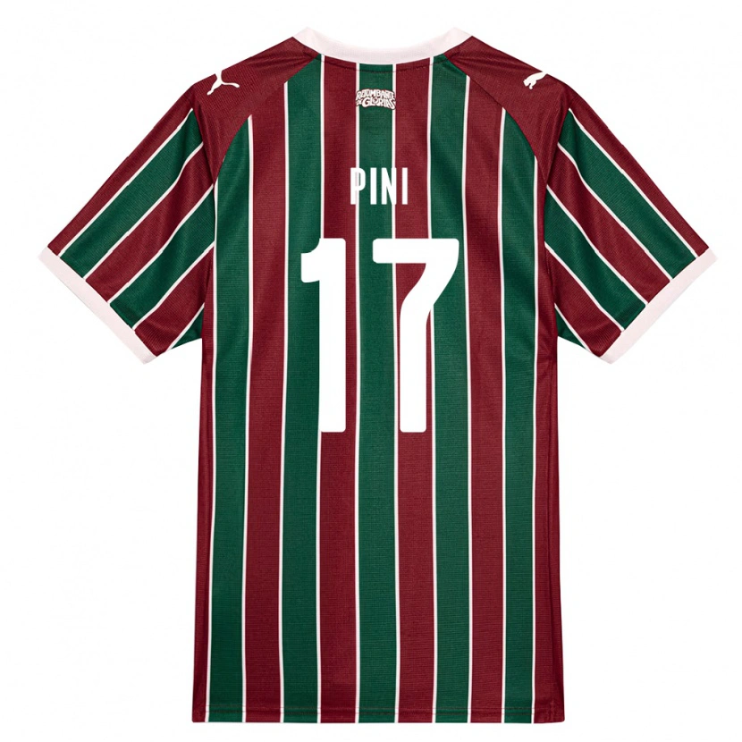 Danxen Damen Camila Pini #17 Grün Burgund Weiß Heimtrikot Trikot 2026/27 T-Shirt Österreich