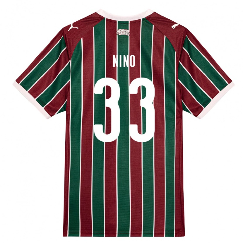 Danxen Damen Nino #33 Grün Burgund Weiß Heimtrikot Trikot 2026/27 T-Shirt Österreich