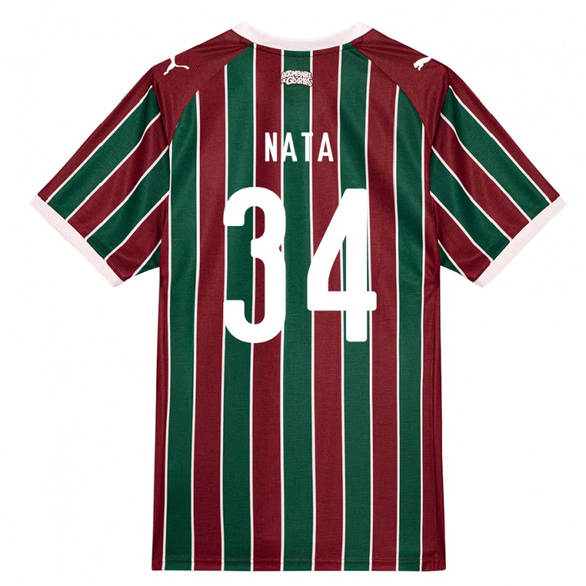 Danxen Damen Wesley Natã #34 Grün Burgund Weiß Heimtrikot Trikot 2026/27 T-Shirt Österreich