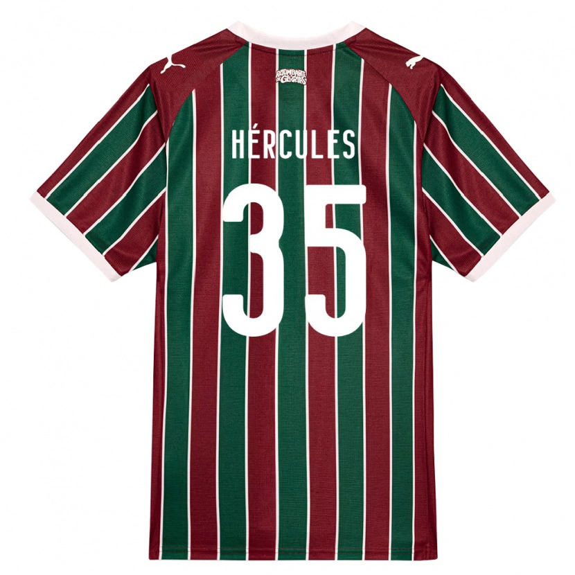 Danxen Damen Hércules Pereira Do Nascimento #35 Grün Burgund Weiß Heimtrikot Trikot 2026/27 T-Shirt Österreich